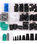 170 Piece High Temp Silicone Cap And Plug Set Masking System Kit with assorted sizes in plastic case