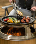 Large Cast Iron Grill Top For Bonfire And Yukon Fire Pit Outdoor Cooking Surface Seventeen And Three Quarters Inch 17 Lbs