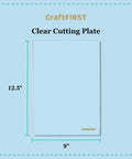 9 X 12.5 Clear Cutting Plates For Die Cutting Machines Pack Of 2 Durable Polycarbonate Protective Plates See Through Design