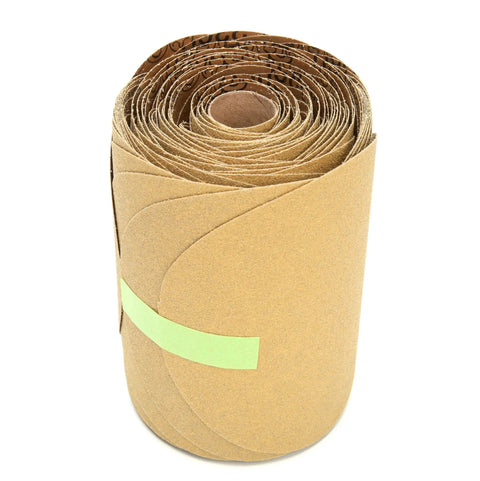 Stikit Paper Disc Roll 236U P80 C Weight 6 Inch Adhesive Backing with aluminum oxide for quick sanding and auto body prep