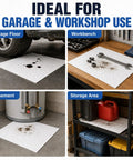 150 Pack Oil Absorbent Pads For Oil Spills And Drips, Polypropylene Oil Only Absorbent Sheets used in garage and workshop