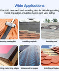 Pro Grade Galvanized Roofing Nails One Quarter Inch Shank Fifteen Degree Coil Fasteners With Solid Round Heads used for securing roofing felt and shingles.
