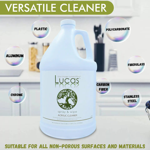 Acrylic Cleaner Spray For Plexiglass And Non Porous Surfaces Streak Free Ready To Use Formula Alcohol And Ammonia Free 1 Gallon