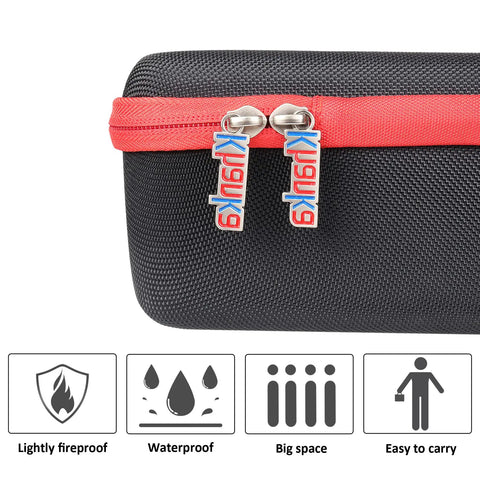 Close-up of zipper detail on Beefy Rugged Hard Storage Case For Craftsman V20 Cordless Drill Kit Replacement Case Only, showing features.