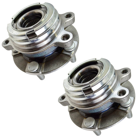 Front Left And Right Wheel Bearing And Hub Assembly Set Bolt On Ready Durable OEM Style Fit For Infiniti JX35 2013