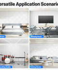 Heavy Duty Sound Proof Foam Panels For Walls Self Adhesive Acoustic Tiles used in bedroom, meeting room, studio, and living room settings.