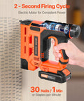 Real Deal Power Tool For Weekend Warriors Knocking Out Home Builds This Cordless 2 In 1 Brad Nailer And Staple Gun packs electric motor and non-slip grip.