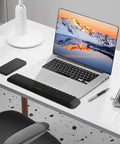 Keyboard Wrist Rest Memory Foam Pad For Pain Relief And Comfort Ergonomic Hand Support for desktop setup