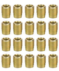 20 Pcs Carbon Steel Self Tapping Thread Insert Repair Kit M10x1.5 Outer M14x1.5 Pro Grade Fast Fix For Industrial Machinery, Rail Vehicles, Shipbuilding, Electronics, Aluminum Die Casting, And Tough Furniture Projects, brass inserts set