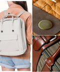 24 Sets Leather Snaps And Fasteners Kit 15mm Metal Snap Button Kit With 4 Installation Tools on backpack and leather bag