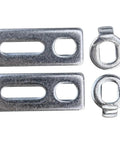 Three Pack Bike Axle Nut Set With Anti Rotation Gasket For Electric Bicycle Motor 14mm Spacer Kit Keeps Axle Tight Against Vibration Rustproof Hardware For Ebike Hubs