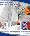 Must Have Leather Snap Fasteners Kit With Press Pliers, 90 Snap Sets In 12.5 15 And 17mm, 3 Color Options, DIY Use