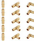 Pack of Fifteen One Half Inch PEX A Full Flow Expansion Fittings Bundles Including Tee Elbow and Coupling Five Pieces Each ASTM F1960