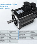 1.8kW AC Servo Motor Driver Kit For CNC Systems 220V With 17 Bit Encoder shown in detail with specs chart