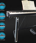 Grippy Sustain Pedal With Polarity Switch For Electronic Keyboards Digital Pianos And MIDI Keyboards Upgraded Grounding Surface