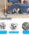 Adjustable Circular Saw Guide Rail With Bullseye Accurate 20 Inch Positioning Calipers for clean cuts and adjustable positioning.