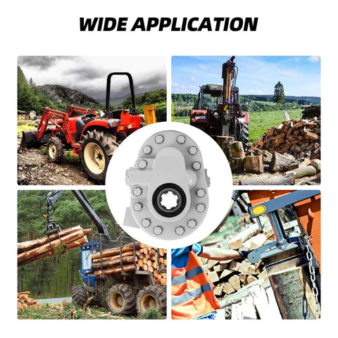 High Flow 21.2 GPM Hydraulic Pump For Tractors, Log Splitters And Trucks, PTO Driven 540 RPM 2250 PSI, SAE16 Inlet, SAE12 Outlet, 6 Teeth, Built For Tough Jobs Like Scissor Lifts And Heavy Machinery
