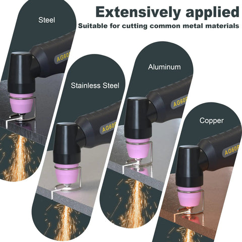 All In One Plasma Cutter Consumables Kit for AG-60, AG-60P, SG-55, WSD-60 cutting steel, aluminum, stainless steel, copper
