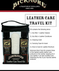 Leather Shoe And Boot Travel Care Kit With Aggressive Cleaner And Conditioning For On The Go Shine Includes 2 Oz Cleaner 2 Oz Conditioner Cleaning Cloth Carrying Case And Care Brochure in pouch
