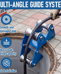 Boss Level Heavy Duty Cable Pulling Sheave With Multi Size Grip Pulley Ensures Smooth Wire Feeding Every Time For Confined Trenches And High Voltage Tunnel Routing Tasks On Site, shown with multi-angle guide system and cable.