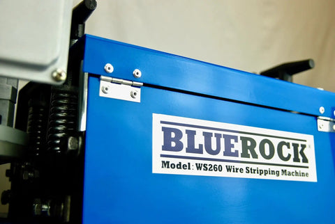 WS260 Wire Stripping Machine For Copper Wire Auto Feed And Cut Rollers Handles 22 AWG To Two And One Quarter Inch OD