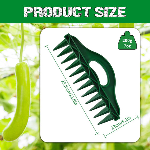 Row Seeder Handheld Garden Tool For Precise Seed And Seedling Spacing In Rows And Trays Easy To Use For Veggies Flowers And Herbs Delivers Consistent Planting Holes Durable Build Ergonomic Grip For Comfortable Planting shown with dimensions 29.5cm by 13cm.