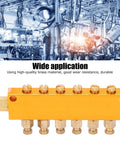 Adjustable Brass Oil Distributor Valve For Lubrication Systems With Piston Separator Valve Pro Grade Lubrication Solution