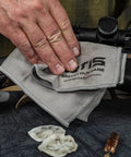Caliber 50 Muzzleloader Cleaning Kit With Caliber Specific Bronze Bore Brush Pierce Point Jag Slotted Tip 100 Percent Cotton Patches