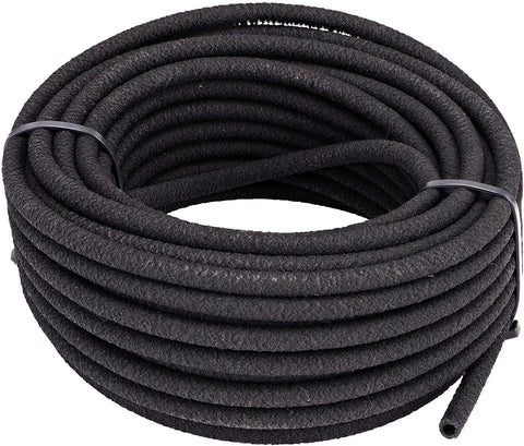 One Quarter Inch Fifty Foot Soaker Hose For Drip Irrigation Ideal For Vegetable Gardens Planters And Borders Black Tubing