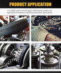 Heavy Duty Shop Beast 20 Ton Hydraulic Gear Puller Kit application images showing gear removal and machinery tasks.
