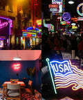 RGB LED Neon Rope Light Strip 10m Waterproof Dimmable With 24 Key Remote AC110120V Multi Colors For Signage And Decor