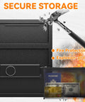 Heavy Duty Depository Drop Safe With Front Drop Slot And Fireproof Construction, showcasing digital lock and anti fishing design.
