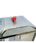 Top Lid Lock And Key Set For GV25 GV18 Gumball And Candy Machines Replacement Kit with red key on metal lid
