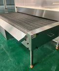 High Capacity Industrial IQF Tunnel Freezer Built Different Stainless Steel Conveyor Belt Blast Freezing System For Quick Freezing Meat Seafood Produce Factory Plant Operations with stainless conveyor system.
