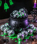 20 Piece Mini Mirror Disco Balls Set With Rope Assorted Silver Reflective Party Decor For 70s Weddings Dance Floors And Music Events