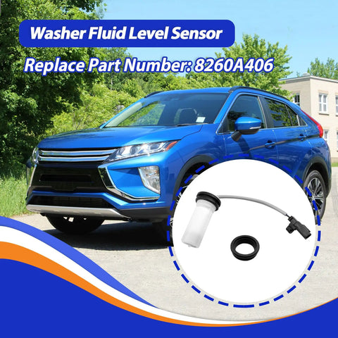 Mitsubishi Washer Fluid Level Sensor 8260A406 Replacement Part Fits Eclipse Cross 2018 2024 Easy Install No Fuss Direct Fit Outlander 2014 2021 Outlander Sport 2016 2023 and Outlander PHEV 2019 2022, sensor kit with connector