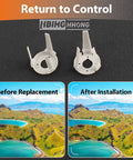 Gimbal Shock Absorption Rubber Replacement For Mini 4 Pro Left And Right Dampers with before and after installation images