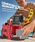 Kickass Cordless Water Transfer Pump 9.6GPM Self Priming Battery Powered Pond Pump compatible with Milwaukee 18V battery