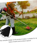 8 Pack Garden Aerator Shoes Straps Durable Lawn Aerating Sandals For Easy Soil Loosening Thatch Reduction Fits All Foot Sizes Outdoor Lawn Care Tool Kit in use by person working in garden