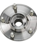 Top view of front wheel bearing hub assembly with 5 lug pattern for Ford Flex 2009 2019, Taurus 2010 2019, Lincoln MKS 2009 2016, MKT 2010 2019