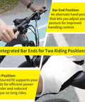 Ergonomic Bike Handlebar Grips With Anti Slip Rubber For MTB Road And Folding Bikes No Sweat Shock Absorbing Comfort