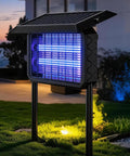 Outdoor Bug Zapper 3 In 1 Cordless Fly Trap With Solar And USB Power 6000mAh Battery Waterproof Mosquito Killer Lamp