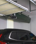 Heavy Duty Elite Canoe Hoist With Easy Lift Garage Pulley System For Overhead Storage Holds 150 Lbs Fits 12 Foot Ceilings