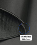 Close-up of the Beastly Gaming Mouse Pad 36 By 17 Inches Waterproof Non Slip Desk Keyboard Mat showing thickness and texture.