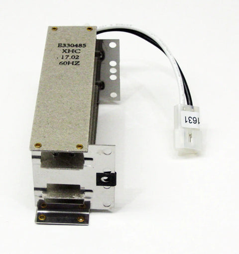 Heater Element Replacement For Heater Fan And Light S97020888 universal plug and play part shown with wiring and metal casing