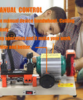 Pro Grade Key Cutting Machine With Horizontal Cutter Duplicating Capacity Heavy Duty Key Duplicator For Metal Keys All Copper Motor inside workshop