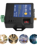 Straightforward Plug In Setup For Eight Channel Alert Module delivering 4G and 3G reach, showing device with input connections and SIM card slot.