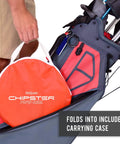 Chipster Range Golf Chipping Practice Net Target System With Carrying Case Red Fast Popup Setup Three Target Zones