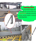 Heavy Duty Aluminum Flood Shields For Doors And Warehouse Openings, reusable modular water barrier with connecting column support.