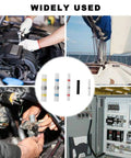 Rock Solid 600 Piece Heat Shrink Butt Connectors Kit Double Wall Gel Sealed Waterproof Wire Terminals in auto and marine settings.